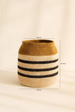 Lade das Bild in den Galerie-Viewer, Kasba - Topf aus Naturfasern H18 cm