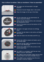 Lade das Bild in den Galerie-Viewer, LED Laterne Ikat Rund - 30 cm - Kupfer