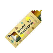 Lade das Bild in den Galerie-Viewer, bunte Mischung - 10 bunte Glastrinkhalme