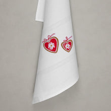 Lade das Bild in den Galerie-Viewer, Geschirrtuch 2 Herzen Edelweiß - Vista Portuguese