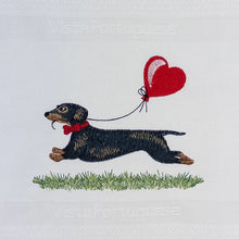 Lade das Bild in den Galerie-Viewer, Geschirrtuch Dackel mit Ballon - Vista Portuguese