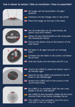 Lade das Bild in den Galerie-Viewer, LED Laterne Spectare rund - 20 cm - Helltaupe