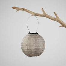 Lade das Bild in den Galerie-Viewer, LED Laterne Spectare rund - 20 cm - Helltaupe