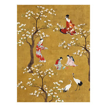 Lade das Bild in den Galerie-Viewer, UKIYO Leinen-Tischwäsche mit japanischem Design - The Napking