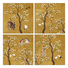 Lade das Bild in den Galerie-Viewer, UKIYO Leinen-Tischwäsche mit japanischem Design - The Napking