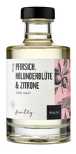Lade das Bild in den Galerie-Viewer, Pfirsich, Holunderblüte & Zitrone - Tonic Sirup von Wajos