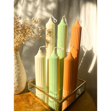 Lade das Bild in den Galerie-Viewer, Tower Candle Stabkerze gerippt - Niki Candle