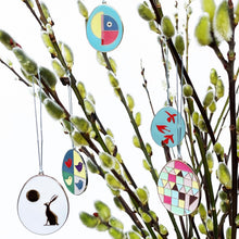 Lade das Bild in den Galerie-Viewer, Ostereier Anhänger Art Egg