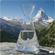 Berge Wasserkaraffe mit topographischem Design