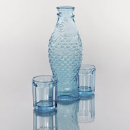 Set Karaffe mit 2 Bechern in blau - Paola Navone