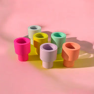 Kerzenhalter Dipper Tube in knalligen Farben - Pinkstories