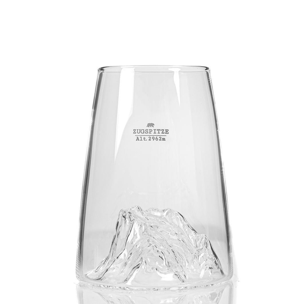 Berge Longdrink Glas - in topographischem Design