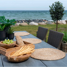 Lade das Bild in den Galerie-Viewer, Bombay - Platzset aus geflochtener Jute 4er-Set

