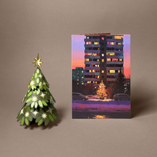 Lade das Bild in den Galerie-Viewer, Weihnachtskarte &amp; Deko Geschenk in einem
