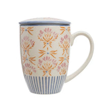 Lade das Bild in den Galerie-Viewer, Teekanne und Teetasse RETROFLORIA
