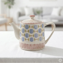 Lade das Bild in den Galerie-Viewer, Teekanne und Teetasse RETROFLORIA

