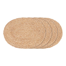 Lade das Bild in den Galerie-Viewer, Bombay - Platzset aus geflochtener Jute 4er-Set
