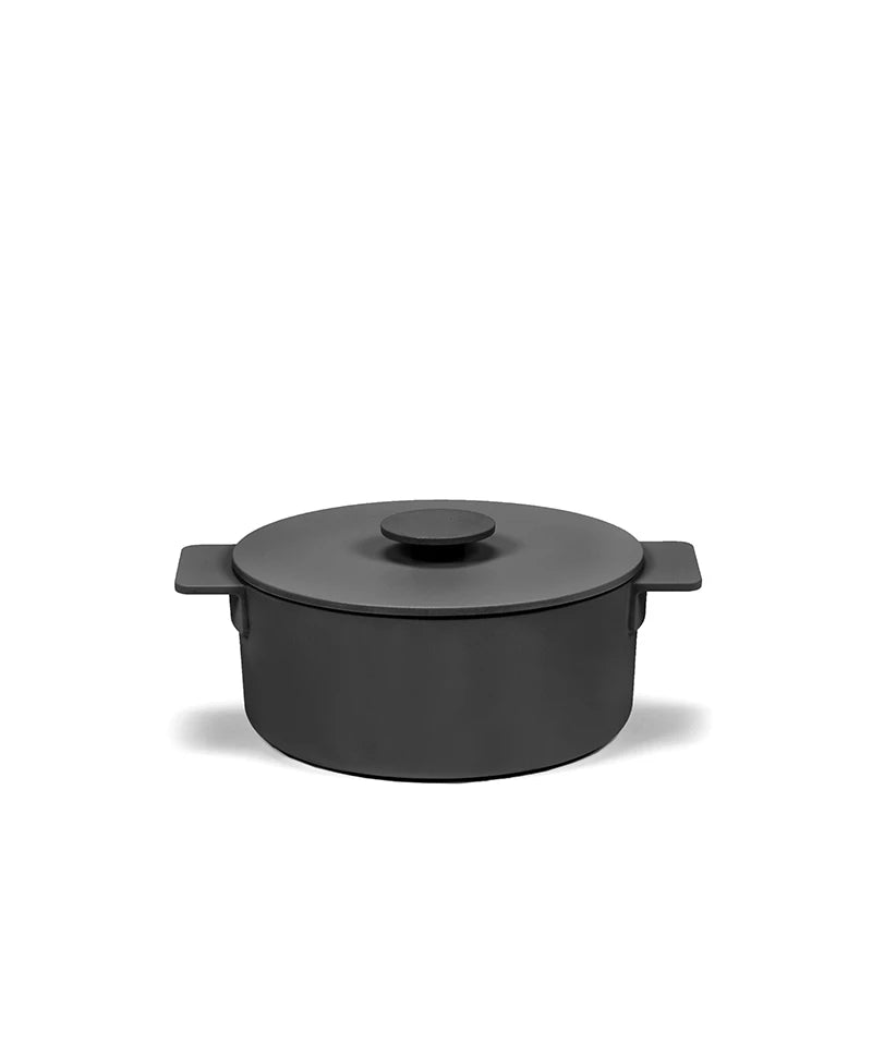 Surface Kochtopf aus Gusseisen - schwarz D23cm B8718102B von Sergio Hermann